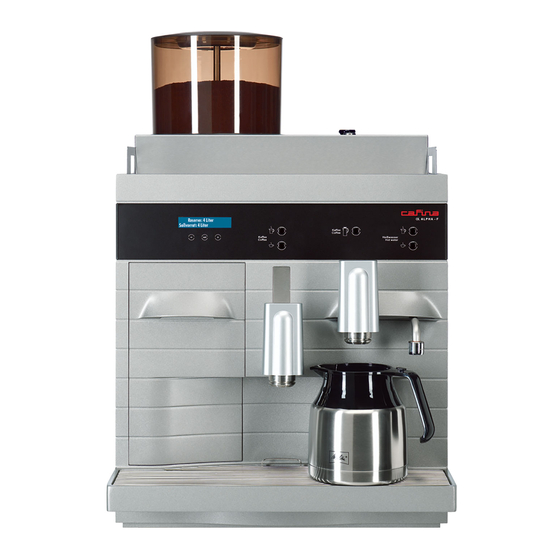 Melitta Cafina ALPHA-F Operating Instructions