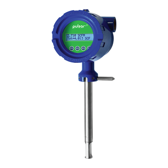 Pulsar MDot Gas Flow Meter Manuals
