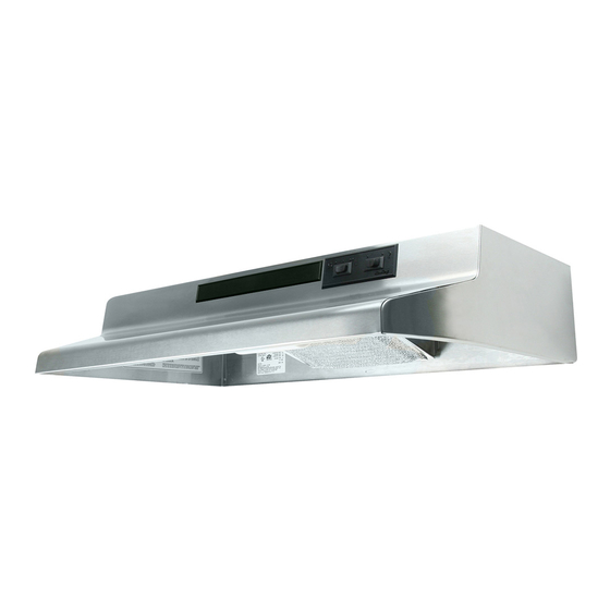 Air King Range Hood AV Series Specifications