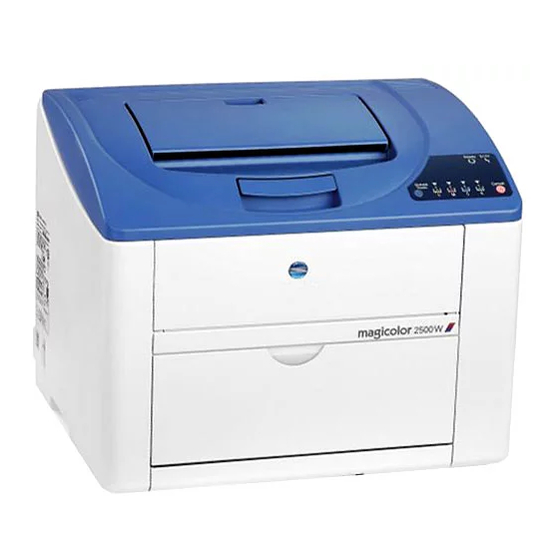 Konica Minolta magicolor 2500W Service Manual