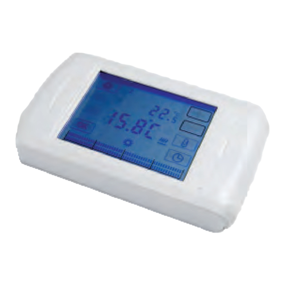 Polypipe Touch Screen Programmable Room Thermostat Installation & User Manual