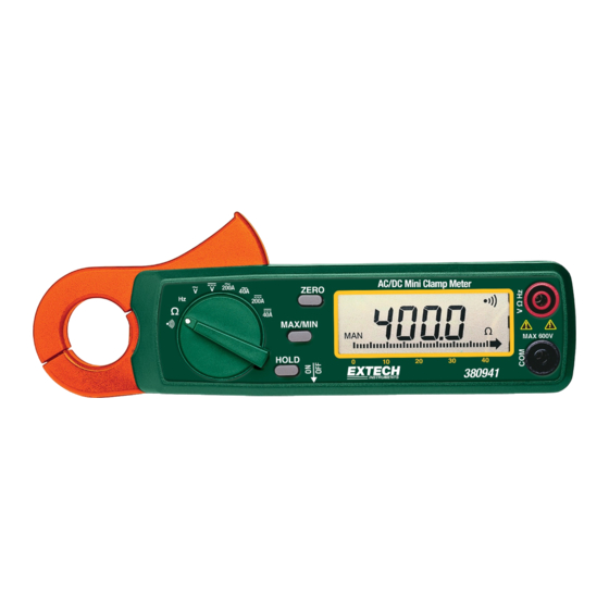 Extech Instruments 380941 User Manual