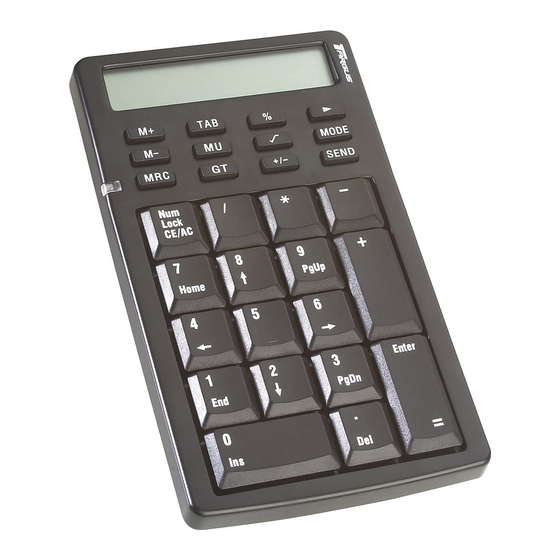 Targus USB Retractable Calculator Keypad Manuals