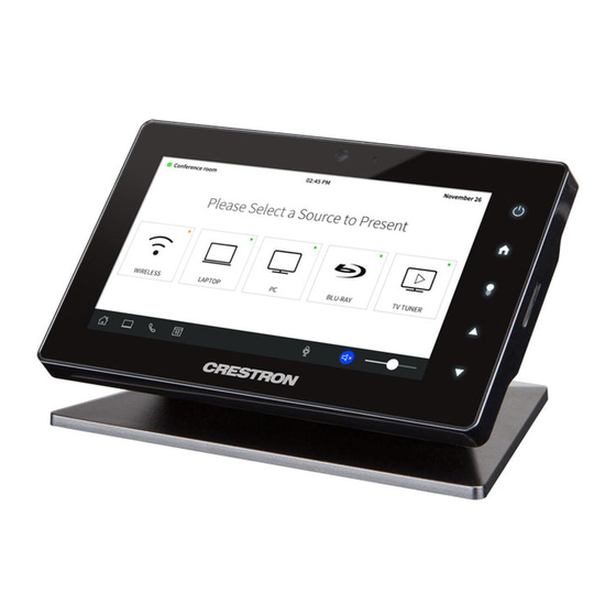 Crestron TSW-560 Product Manual