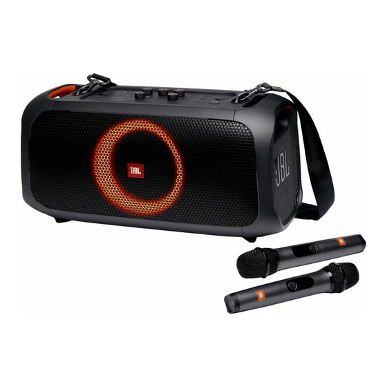Harman JBL PARTYBOX ON-THE-GO Quick Start Manual