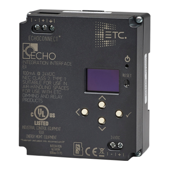 ETC Echo Integration Interface Installation Manual