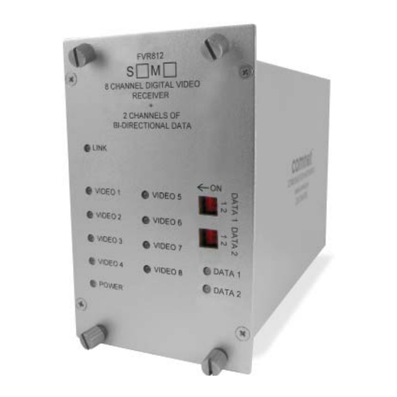 Comnet ValueLine FVT812 Installation And Operation Manual