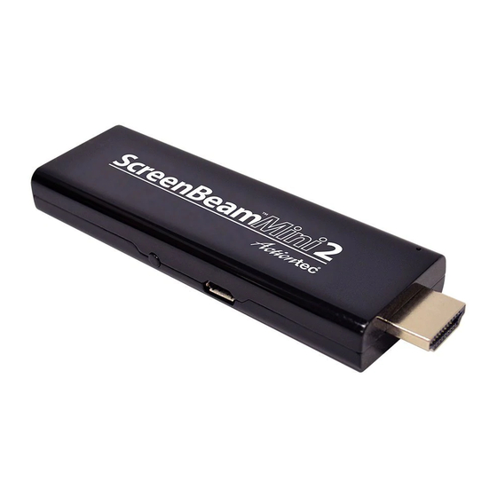 ActionTec ScreenBeam Mini 2 SBWD60A User Manual