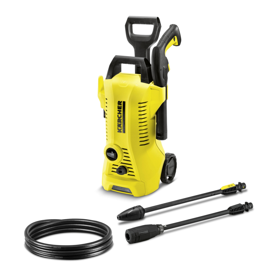 Kärcher K2 Premium Power Control - Pressure Washer Manual