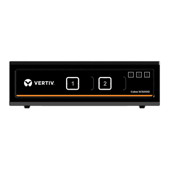 Vertiv SC920XD User Manual