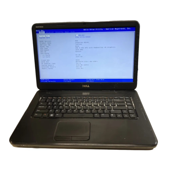 Dell Inspiron M5040 Owner's Manual