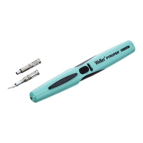 Weller PYROPEN WP 60 Operating Instructions Manual