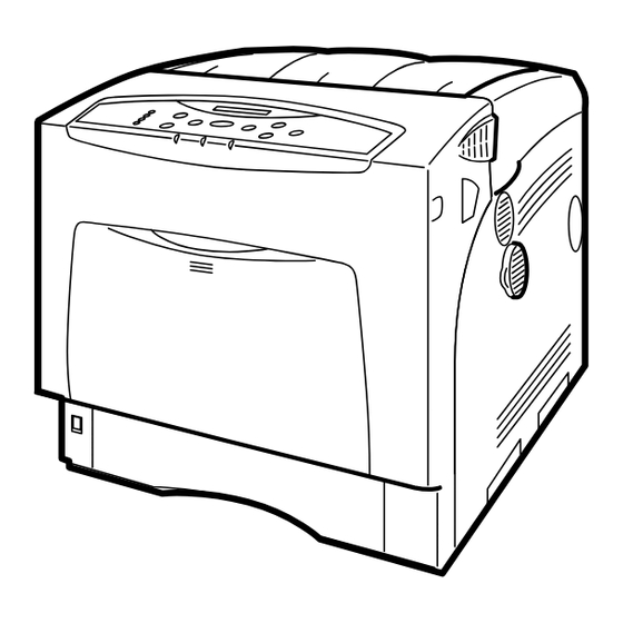 Ricoh Aficio CL4000DN Setup Manual