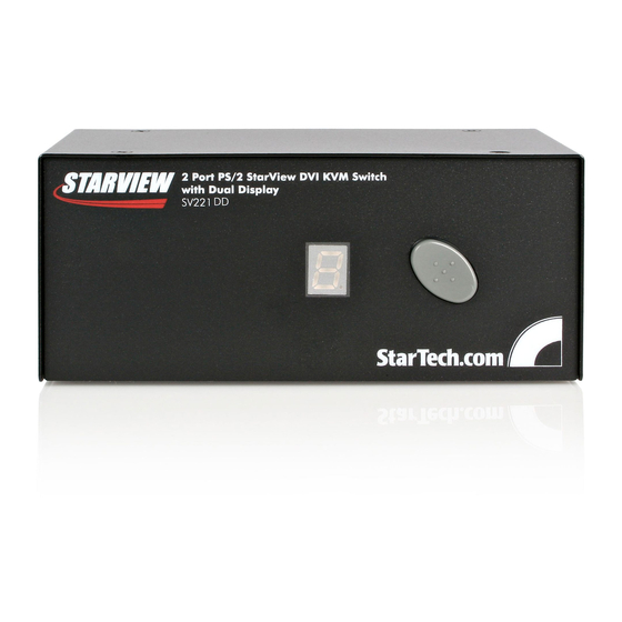StarTech.com StarView SV221DD Instruction Manual