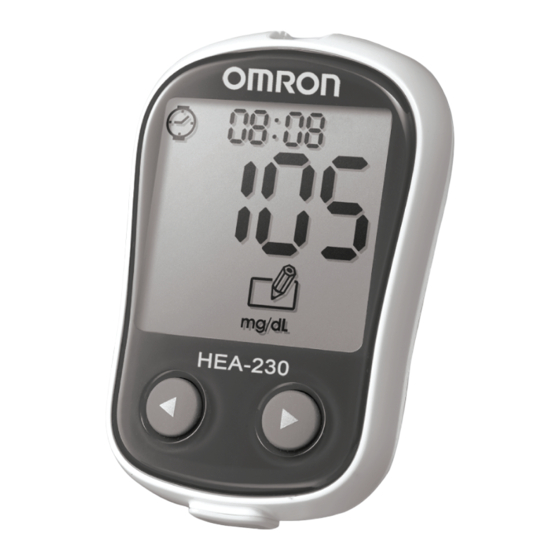 Omron HEA-230 Instruction Manual