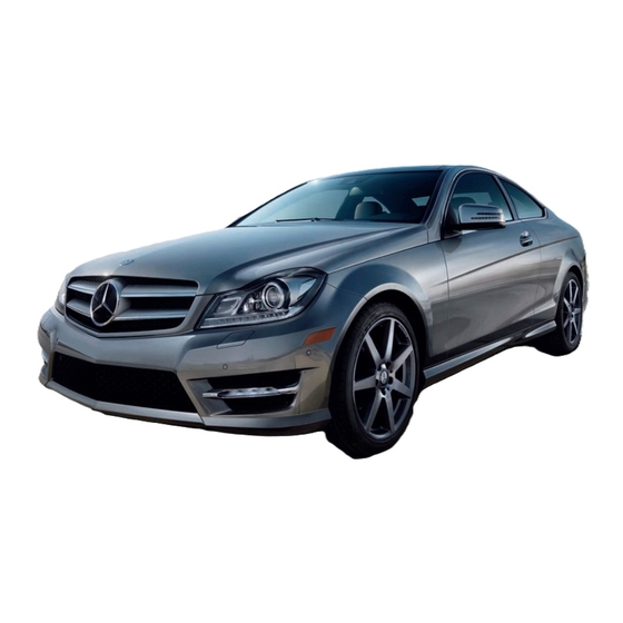 Mercedes-Benz C-Class Coupe Operator's Manual