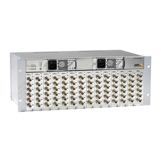 Axis Q7900 Installation Manual