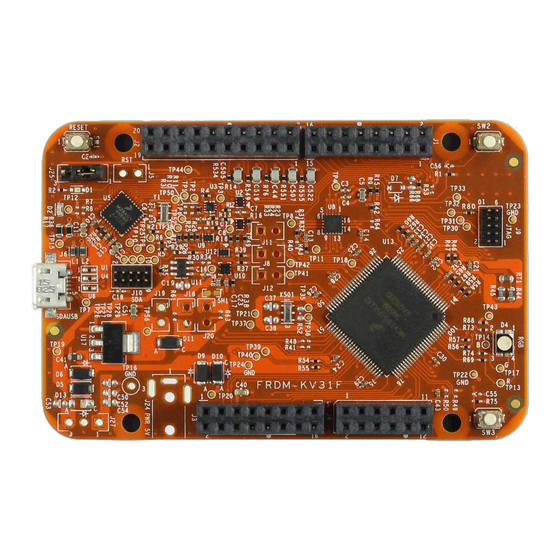 Freescale Semiconductor FRDM-KV31F Quick Start Manual