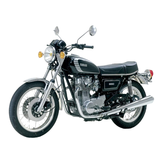 Yamaha XS650H 1978 Supplementary Service Manual