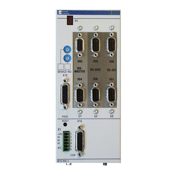 Rexroth Indramat SYSTEM200 Project Planning Manual