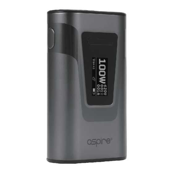 aspire Typhon 100W Manuals