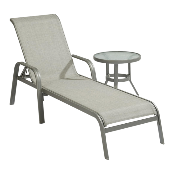 Homestyles Chaise 88 5702 83 Manual