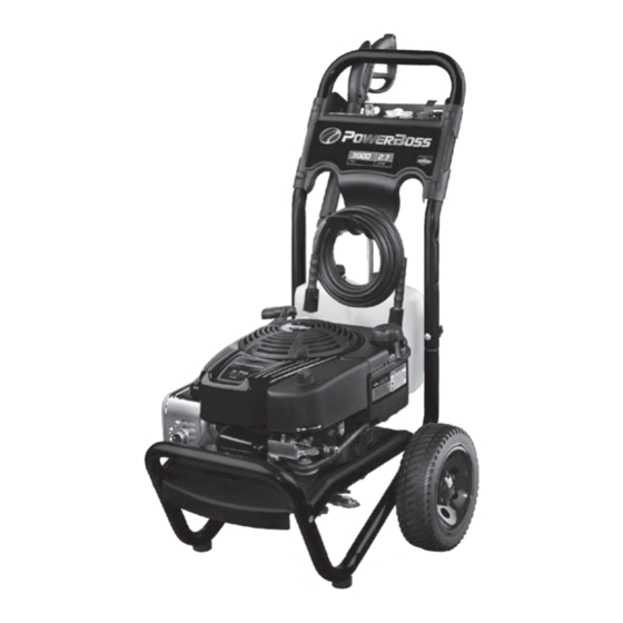 PowerBoss 3000 MAX PSI Series Quick Start Manual