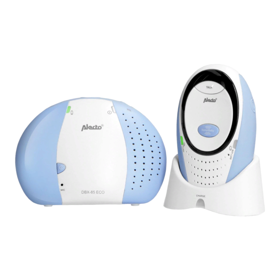Alecto DBX-85GS DECT baby monitor Manuals