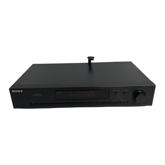Sony ST-JX311 Service Manual
