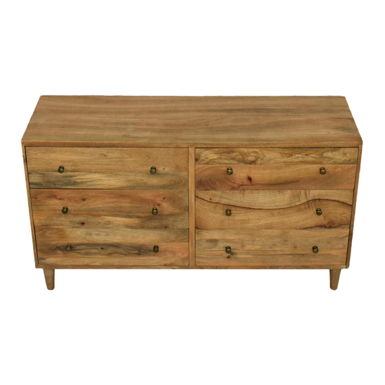 URBAN OUTFITTERS Amelia 6 Drawer Dresser Assembly Instructions