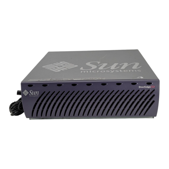 Sun Microsystems StorEdge T3 Installation Manual
