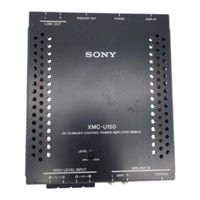 Sony XMC-U150 Service Manual