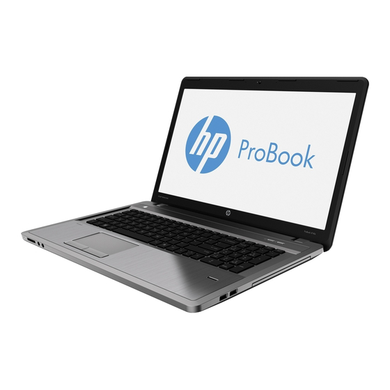 HP ProBook 4740s Manuals