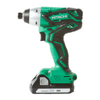 Hitachi Koki WH 18DGL Handling Instructions Manual