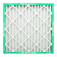 Flanders MERV 8 Expanded Surface Pleated Filter Pre Pleat 40 Specifications