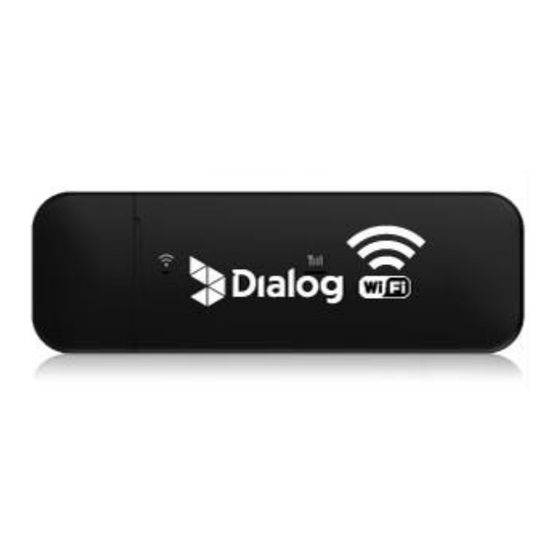 Dialog 4G Wingle User Manual