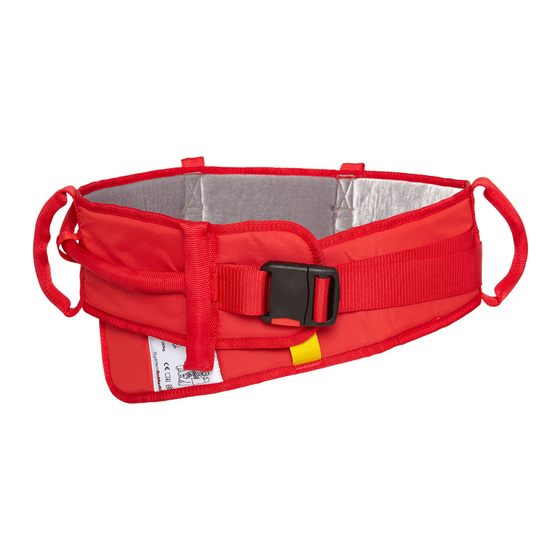 Handicare SystemRoMedic EasyBelt User Manual