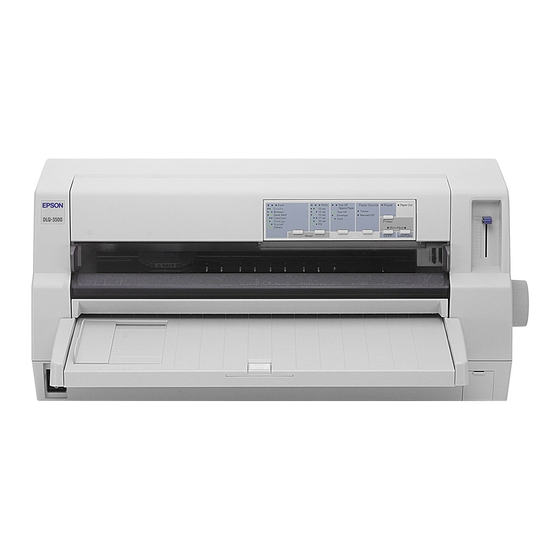 Epson DLQ-3500 Quick Manual
