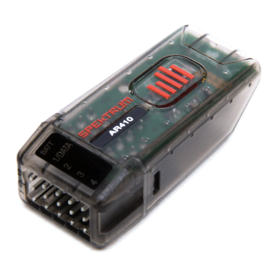 Horizon Hobby Spektrum AR410 User Manual