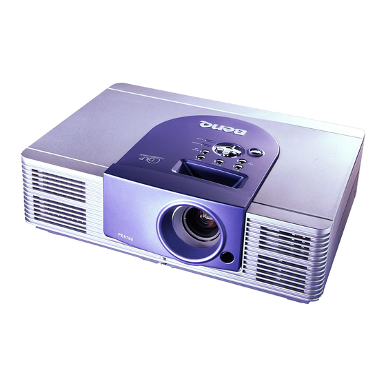 BenQ PE8700 Manuals