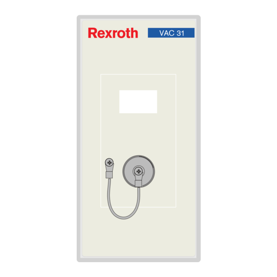 Bosch Rexroth IndraControl VAC 31 Assembly Instruction Manual