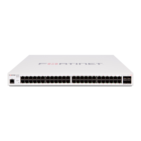 Fortinet FortiSwitch 248D Manuals