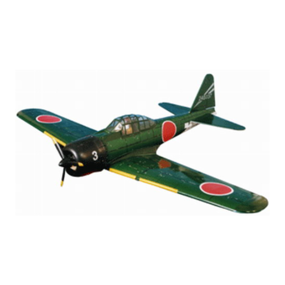 Nexa MITSUBISHI A6M5 ZERO RC Airplane Manuals