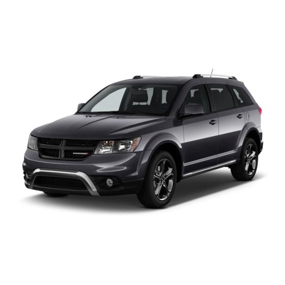 Dodge JOURNEY 2018 Quick Reference Manual