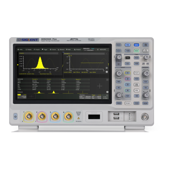 SIGLENT SDS2104X Manuals