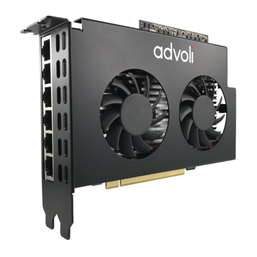 Advoli TA4E PERFORMANCE - Graphics Card Quick Start Guide