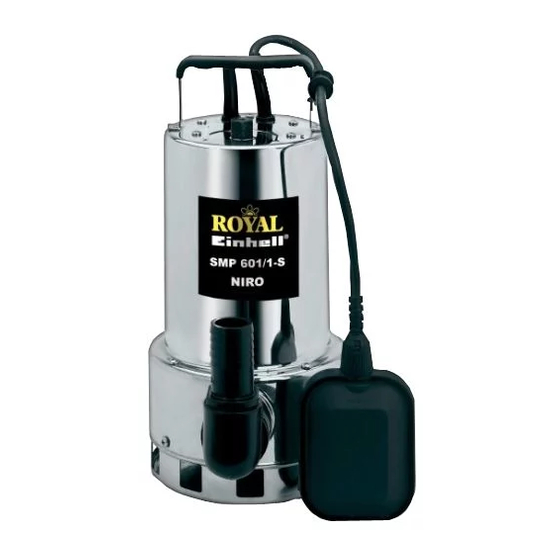 Einhell Royal SMP 601-S NIRO Operating Instructions Manual
