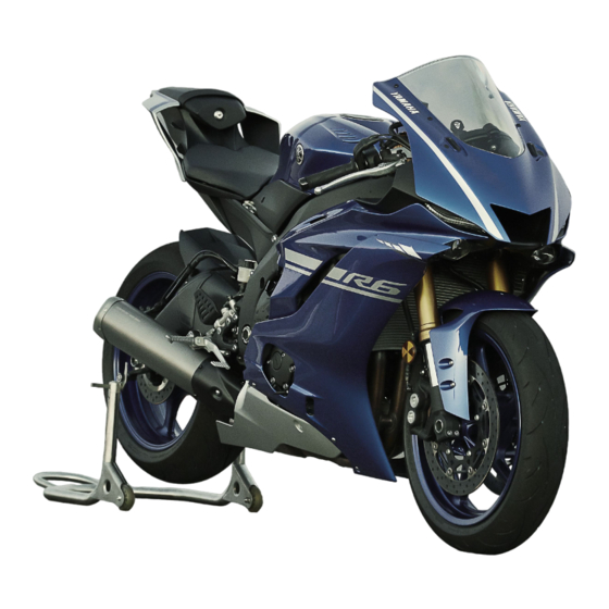 Yamaha YZF-R6 2017 Owner's Manual