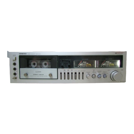 Onkyo TA-2050 Instruction Manual