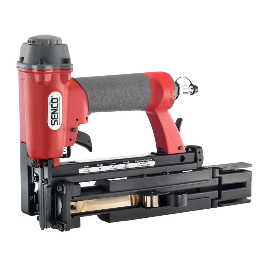 Senco BC58 - Button Cap Stapler Manual